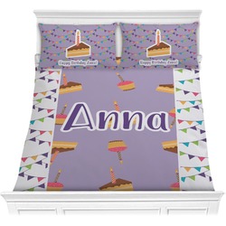 Happy Birthday Comforter Set - Full / Queen (Personalized)
