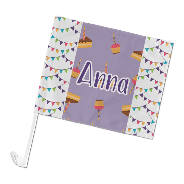 Custom Happy Birthday Car Flag - Large (Personalized)