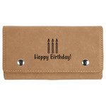 Happy Birthday Cards & Dice Set - Light Brown (Personalized)