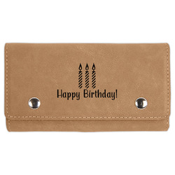 Happy Birthday Cards & Dice Set - Light Brown (Personalized)