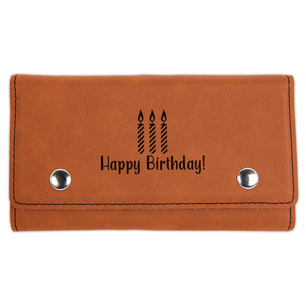 Custom Happy Birthday Cards & Dice Set - Rawhide (Personalized)