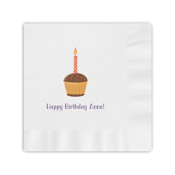 Custom Happy Birthday Coined Cocktail Napkins (Personalized)