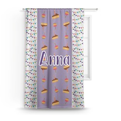 Happy Birthday Curtain - 50"x84" Panel (Personalized)