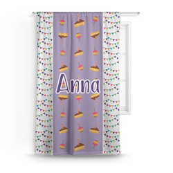 Happy Birthday Curtain Panel - Custom Size (Personalized)