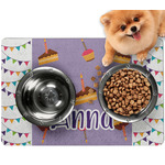 Happy Birthday Dog Food Mat - Small w/ Name or Text