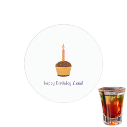 Happy Birthday Printed Drink Topper - 1.5" (Personalized)