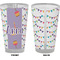 Happy Birthday Pint Glass - Full Color - Front & Back Views