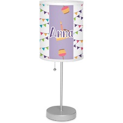 Happy Birthday 7" Drum Lamp with Shade Polyester (Personalized)