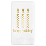 Happy Birthday Guest Napkins - Foil Stamped (Personalized)