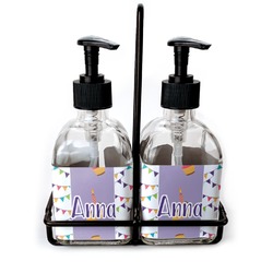 Happy Birthday Glass Soap & Lotion Bottles (Personalized)