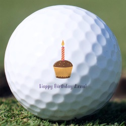 Happy Birthday Golf Balls - Non-Branded - Set of 3 (Personalized)