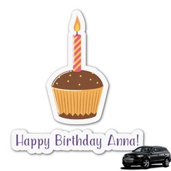 Happy Birthday Graphic Car Decal (Personalized)