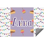 Happy Birthday Indoor / Outdoor Rug - 8'x10' (Personalized)