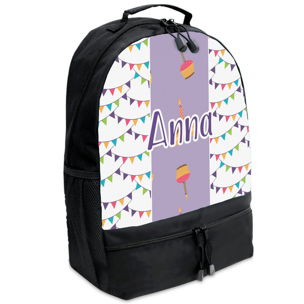 Custom Happy Birthday Backpacks - Black (Personalized)