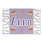 Happy Birthday Large Rectangle Car Magnet (Personalized)