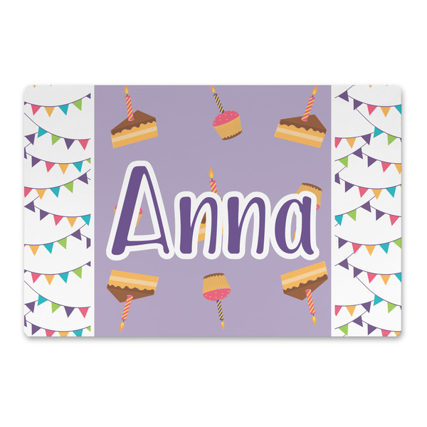 Custom Happy Birthday Large Rectangle Car Magnet (Personalized)