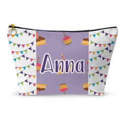 Happy Birthday Makeup Bag - Large - 12.5"x7" (Personalized)