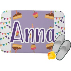 Happy Birthday Memory Foam Bath Mat (Personalized)