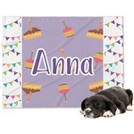 Happy Birthday Dog Blanket - Large (Personalized)