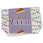 Happy Birthday Burp Cloth - Fleece w/ Name or Text