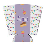 Happy Birthday Party Cup Sleeve - with Bottom (Personalized)