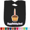 Happy Birthday Personalized Black Bib