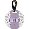 Happy Birthday Personalized Round Luggage Tag