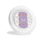 Happy Birthday Plastic Party Appetizer & Dessert Plates - 6" (Personalized)