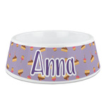 Happy Birthday Plastic Dog Bowl (Personalized)