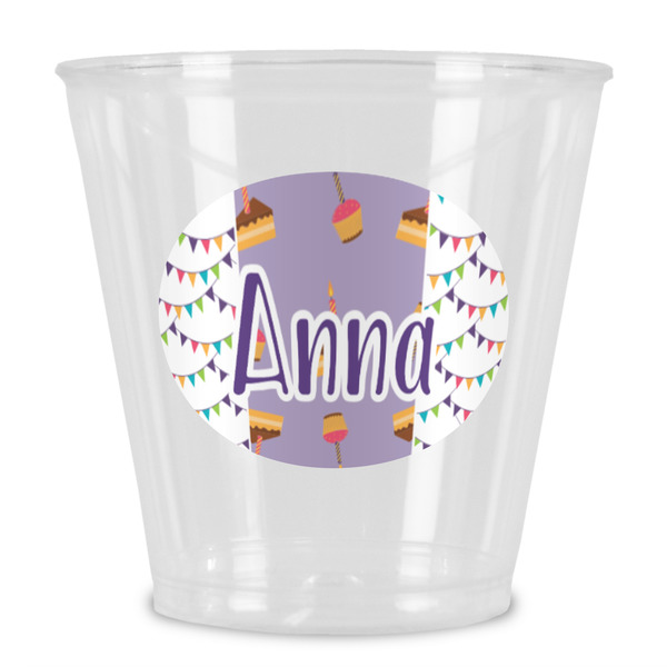 Custom Happy Birthday Plastic Shot Glass (Personalized)