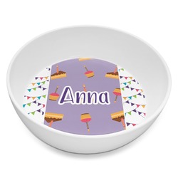 Happy Birthday Melamine Bowl - 8 oz (Personalized)