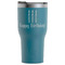 Happy Birthday RTIC Tumbler - Dark Teal - Front