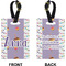 Happy Birthday Rectangle Luggage Tag (Front + Back)