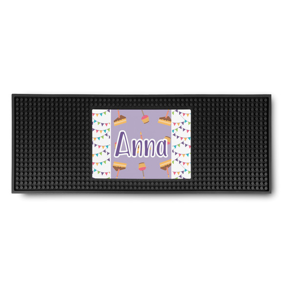 Custom Happy Birthday Rubber Bar Mat (Personalized)