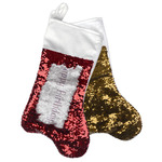 Happy Birthday Reversible Sequin Stocking (Personalized)