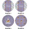 Happy Birthday Set of Appetizer / Dessert Plates (Approval)