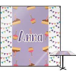 Happy Birthday Square Table Top - 24" (Personalized)