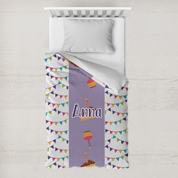 Happy Birthday Toddler Duvet Cover w/ Name or Text