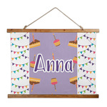 Happy Birthday Wall Hanging Tapestry - Wide (Personalized)