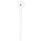 Happy Birthday White Plastic 7" Stir Stick - Round - Single Stick