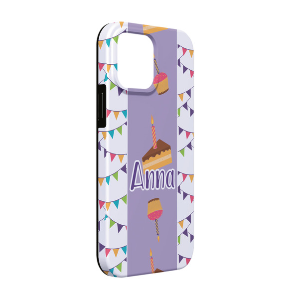 Custom Happy Birthday iPhone Case - Rubber Lined - iPhone 13 (Personalized)