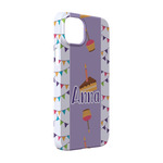 Happy Birthday iPhone Case - Plastic - iPhone 14 (Personalized)