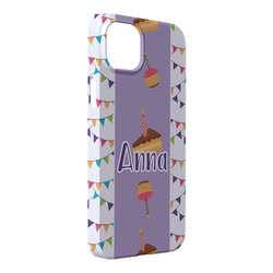 Happy Birthday iPhone Case - Plastic - iPhone 14 Plus (Personalized)