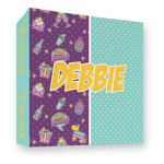 Pinata Birthday 3 Ring Binder - Full Wrap - 3" (Personalized)