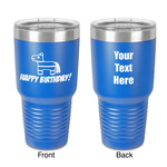 Pinata Birthday 30 oz Stainless Steel Tumbler - Royal Blue - Double-Sided (Personalized)