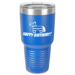 Pinata Birthday 30 oz Stainless Steel Tumbler - Royal Blue - Single-Sided (Personalized)