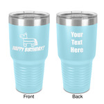 Pinata Birthday 30 oz Stainless Steel Tumbler - Teal - Double-Sided (Personalized)