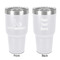 Pinata Birthday 30 oz Stainless Steel Ringneck Tumbler - White - Double Sided - Front & Back