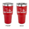 Pinata Birthday 30 oz Stainless Steel Ringneck Tumblers - Red - Double Sided - APPROVAL