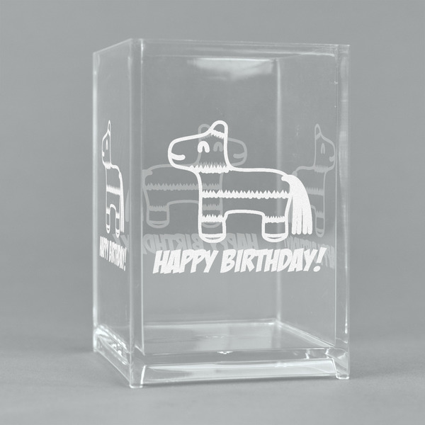 Custom Pinata Birthday Acrylic Pen Holder (Personalized)